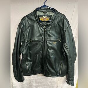 High Quality Leather Harley Davidson Coat. Men’s XXL